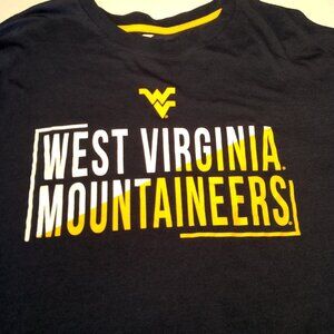 WVU Hail West Virginia University Shirt Men 1XT Tall Blue Long Sleeve Colosseum